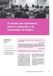 A escola que queremos: entre o presente e os horizontes de futuro