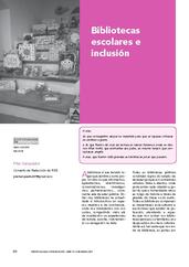 Bibliotecas escolares e inclusión