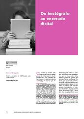 Do hectógrafo ao encerado dixital