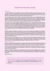 INVESTIGAR, RESISTIR, LOITAR!!