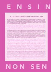 A escola: escenario dunha aprendizaxe viva