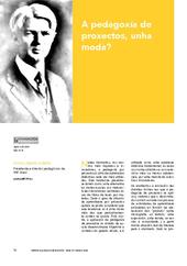 A pedagoxía de proxectos, unha moda?