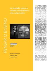 A verdade sobre o nivel da educación e dos estudantes