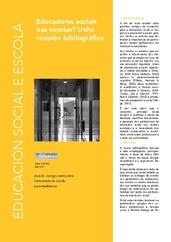 Educadores sociais nas escolas? Unha revisión bibliográfica