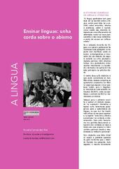 Ensinar linguas: unha corda sobre o abismo