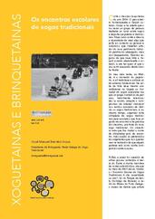 Os encontros escolares de xogos tradicionais