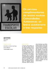 Os servizos complementarios do ensino noutras Comunidades Autónomas: un breve cuestionario e tres respostas