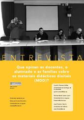 Que opinan os docentes, o alumnado e as familias sobre os materiais didácticos dixitais (MDD)?