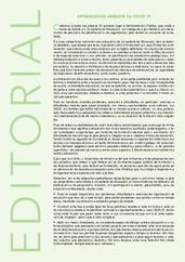 Aprendizaxes arredor da COVID 19