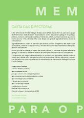Carta das directoras